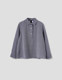 MHL.  SWING SHIRT | LIGHTWEIGHT COTTON LINEN | STORM BLUE