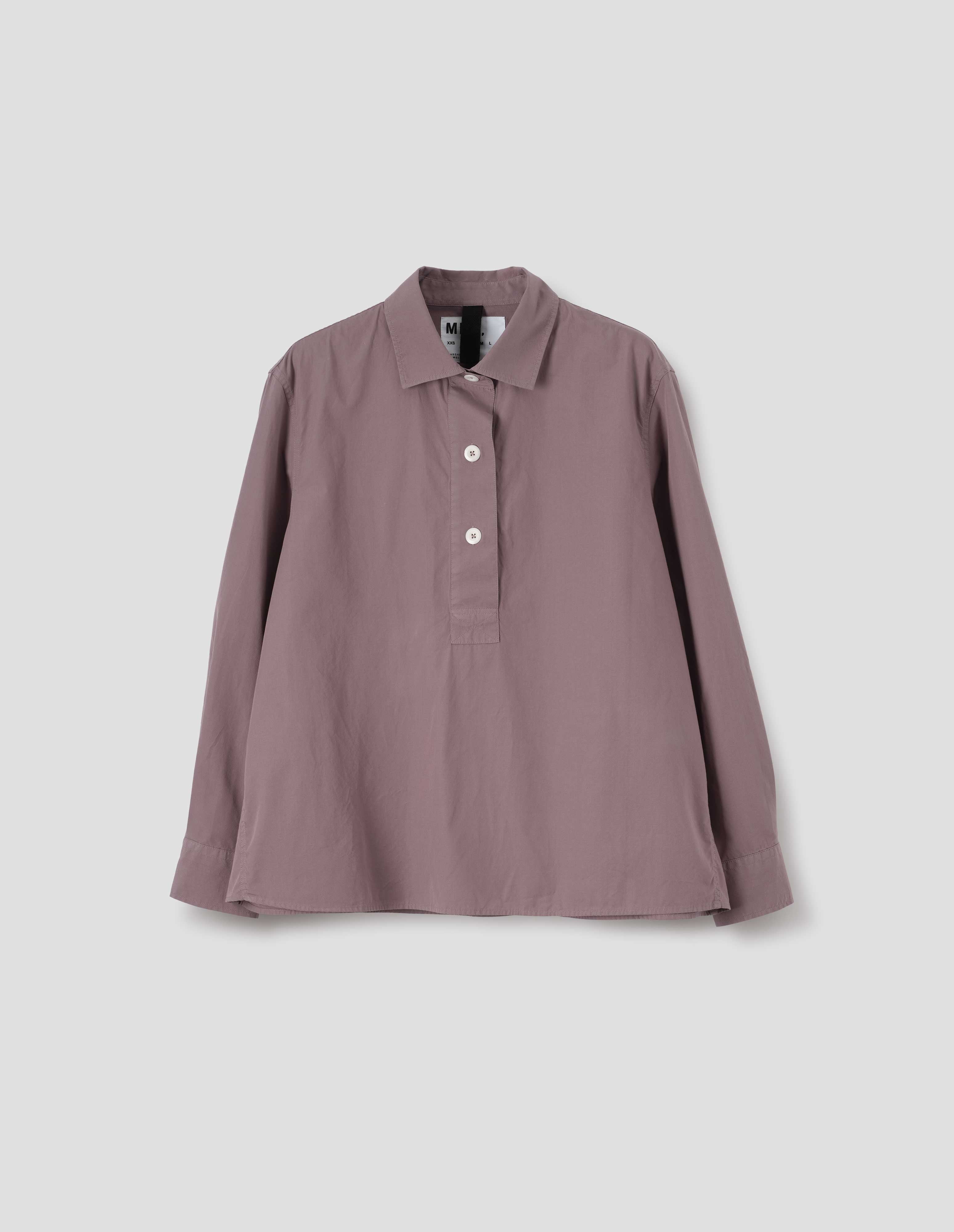 Mineral pink cotton poplin Swing Shirt | MHL. by Margaret Howell