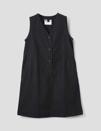 MHL. UNIFORM DRESS | DENIM PLAINWEAVE | BLACK