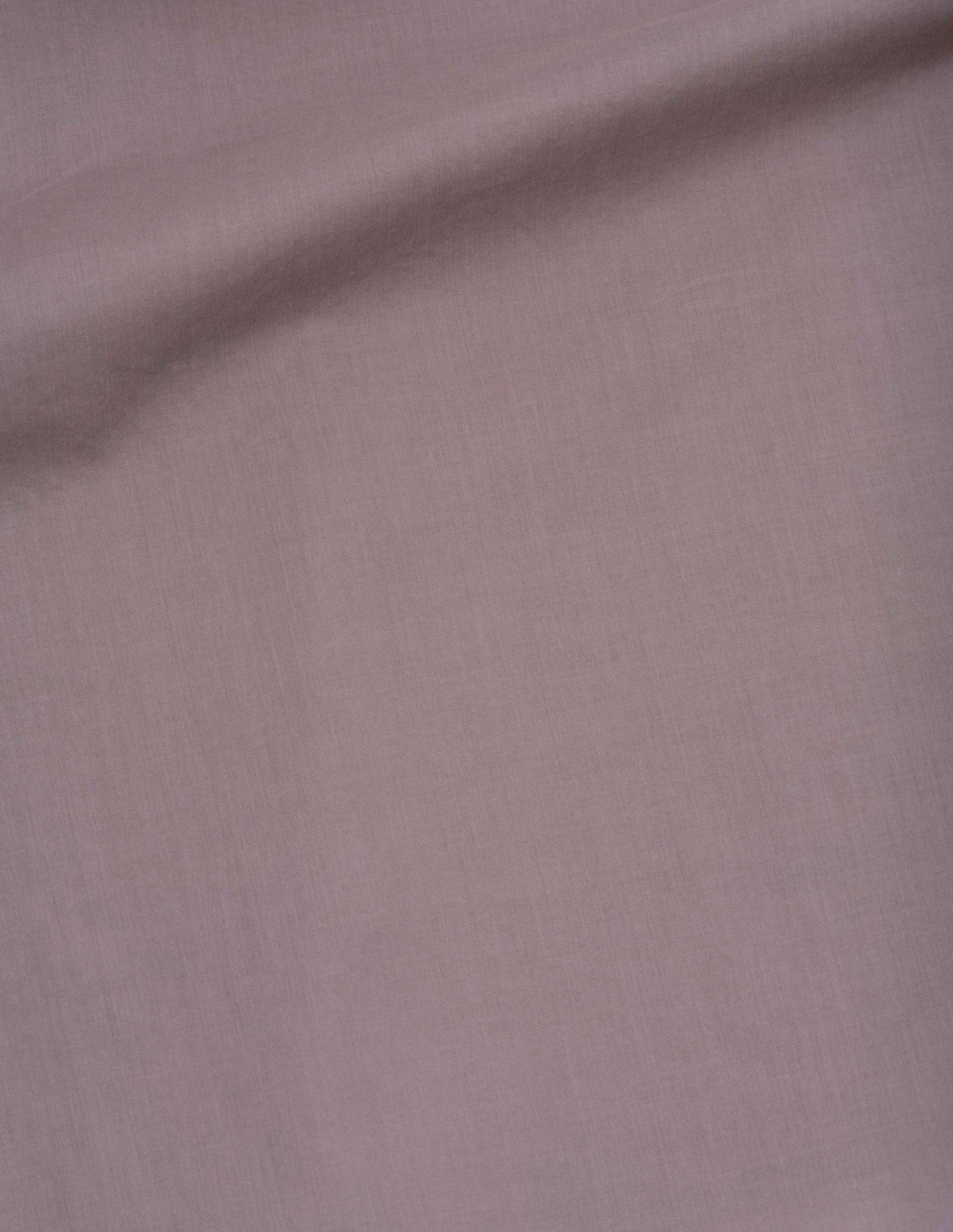 Pinkish brown washed cotton shirt fabric swatch. 