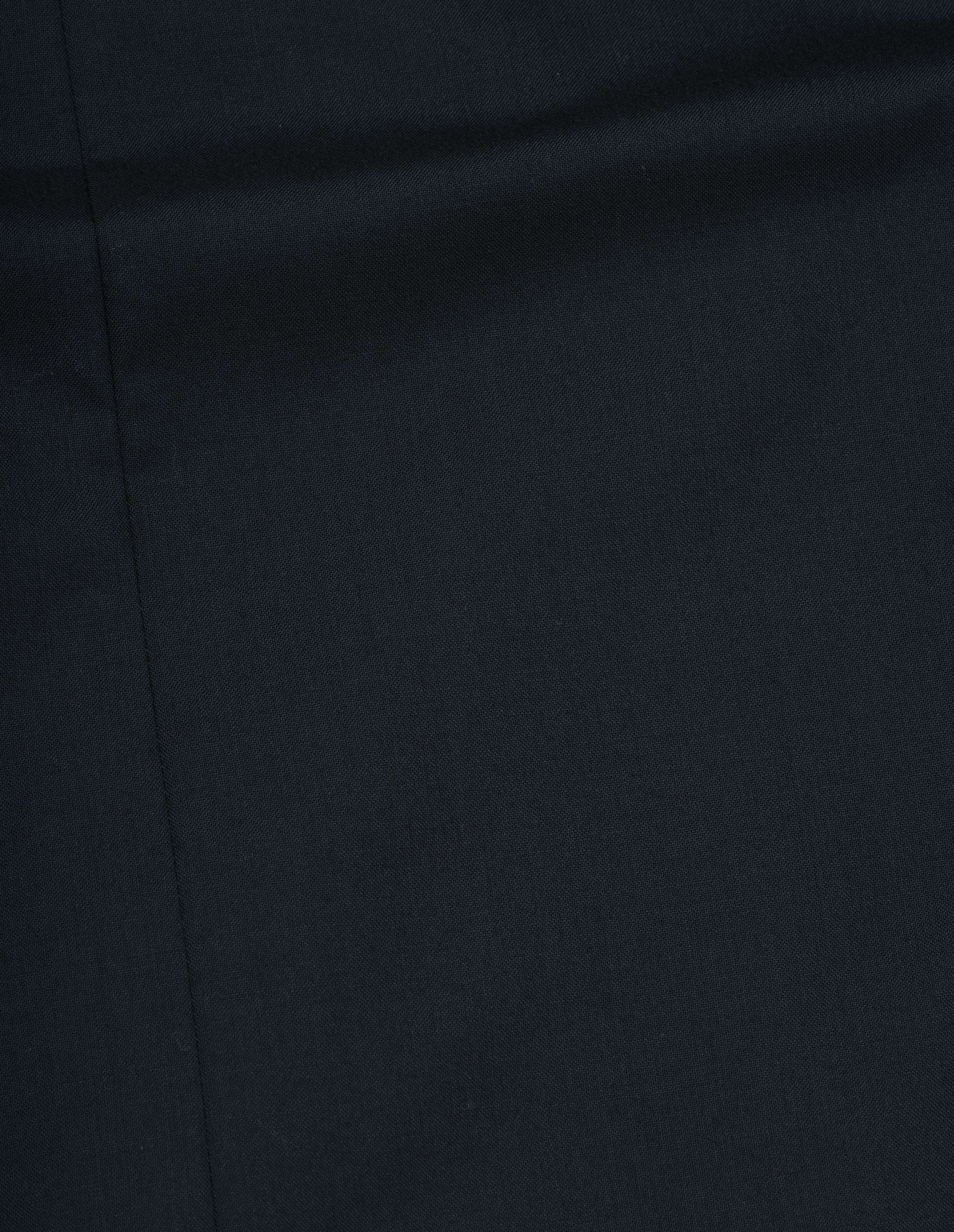 Dark navy summer wool trousers, fabric swatch. 