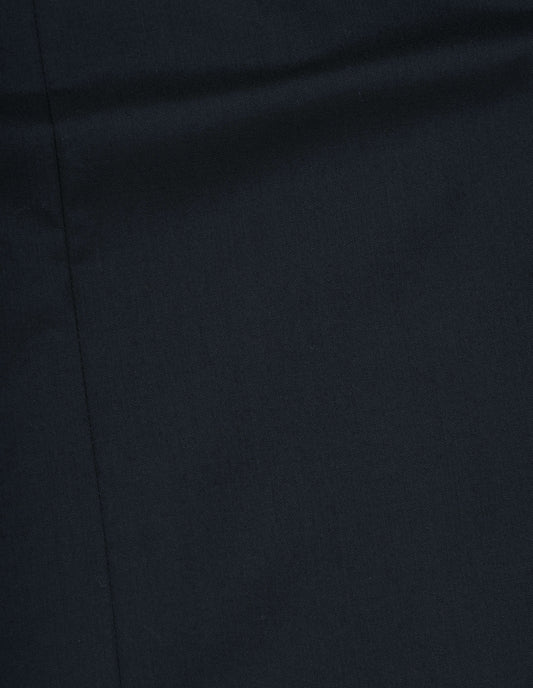 Dark navy summer wool trousers, fabric swatch. 