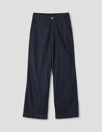 MHL. WIDE LEG JEAN  | LIGHT DENIM TWILL | INDIGO