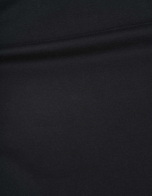 Black sea island cotton night t shirt, fabric swatch.