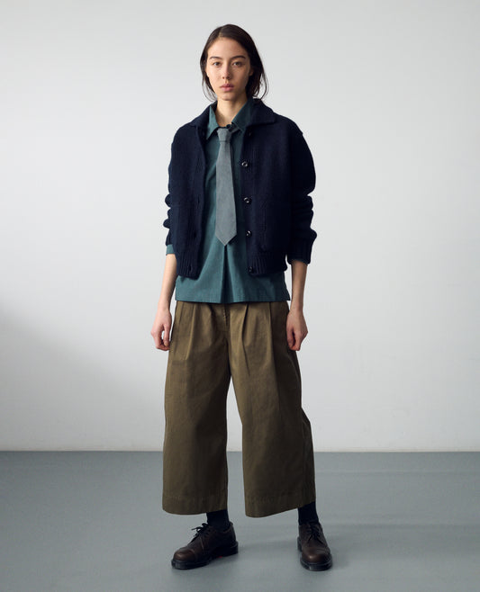 MHL. TIE | SANDED COTTON POPLIN | STORM