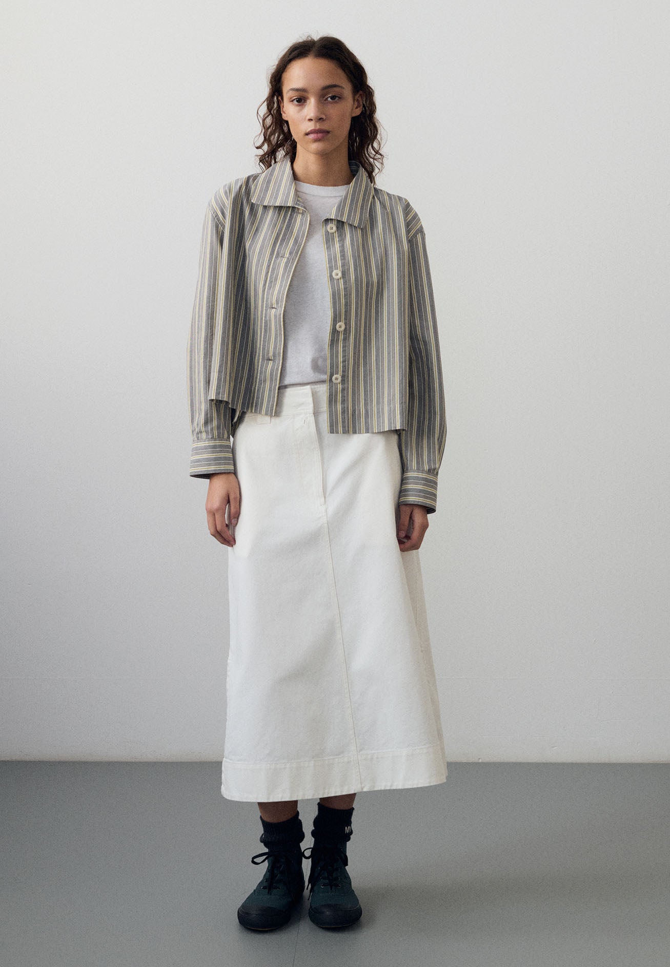 MARGARET HOWELL×JOHNSMEDLEY　ニットポロ　L　Uｋ製 Men's New Arrivals | Margaret Howell